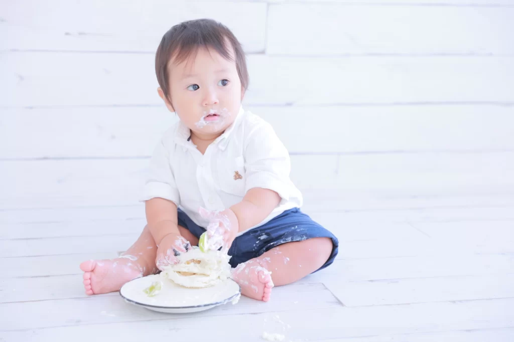 PhotoStudioLiange（リアンジュ湘南）の誕生日記念撮影・1歳の誕生日写真（ファーストバースデーフォト）や、4歳5歳10歳の成長記録まで