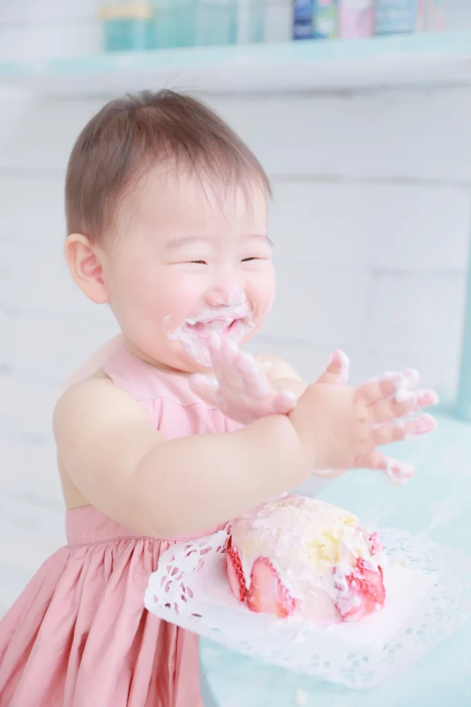 PhotoStudioLiange（リアンジュ湘南）の誕生日記念撮影・1歳の誕生日写真（ファーストバースデーフォト）や、4歳5歳10歳の成長記録まで