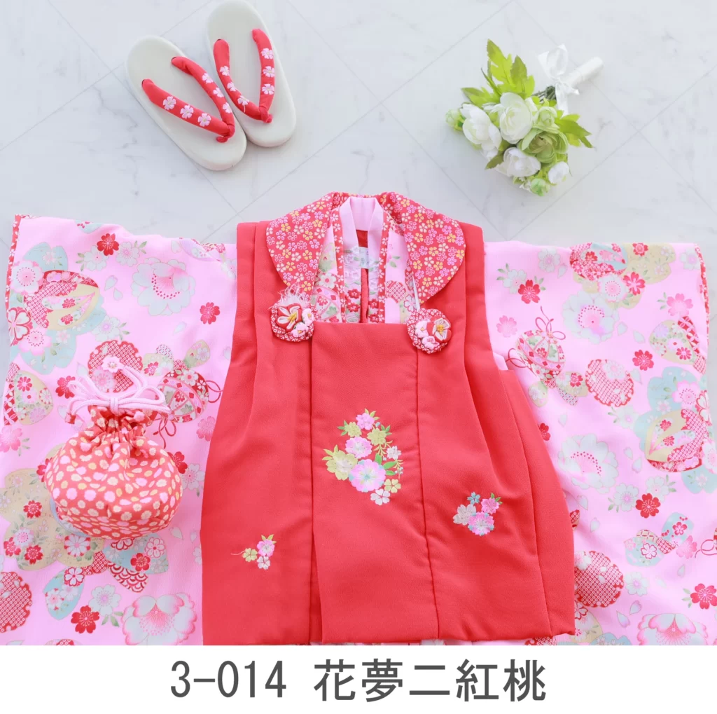 PhotoStudioLiange（リアンジュ湘南）の七五三の貸し出し衣装_3歳ピンク色