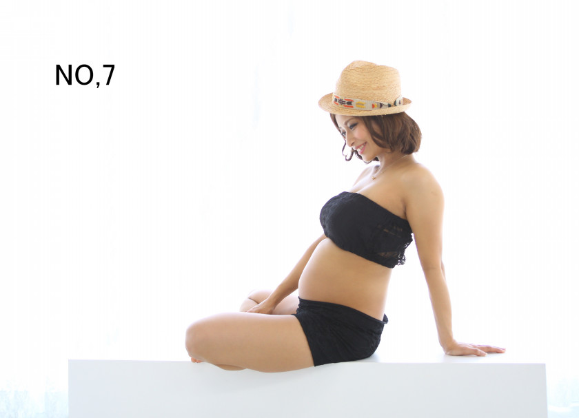 PhotoStudioLiange（リアンジュ湘南）のマタニティフォト・妊婦と家族でスタジオ写真撮影_Maternity Costume